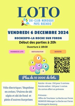 Loto du Ski Club Nordique du Pays Rochois